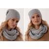 Dámský zimní set čepice + šála flísová podšívka ZIZI32/K1