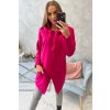Oversized bavlněná mikina,asymetrická tunika K0017