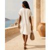 damske bavlnene saty oversize bezove sarco