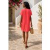damske bavlnene saty oversize sarco koral