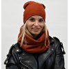 Dámský zimní set čepice a šála ZIZI-K6
