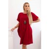 Dámské šaty oversize s přívěskem lehké a vzdušne K34