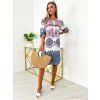 Dámské letní viskózové šaty boho aztec oversize ELISABETH