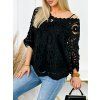 damska boho halenka tropica cerna 4