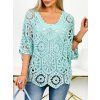 damska boho halenka tropica matova