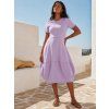 damske bavlnene oversize saty lila 1