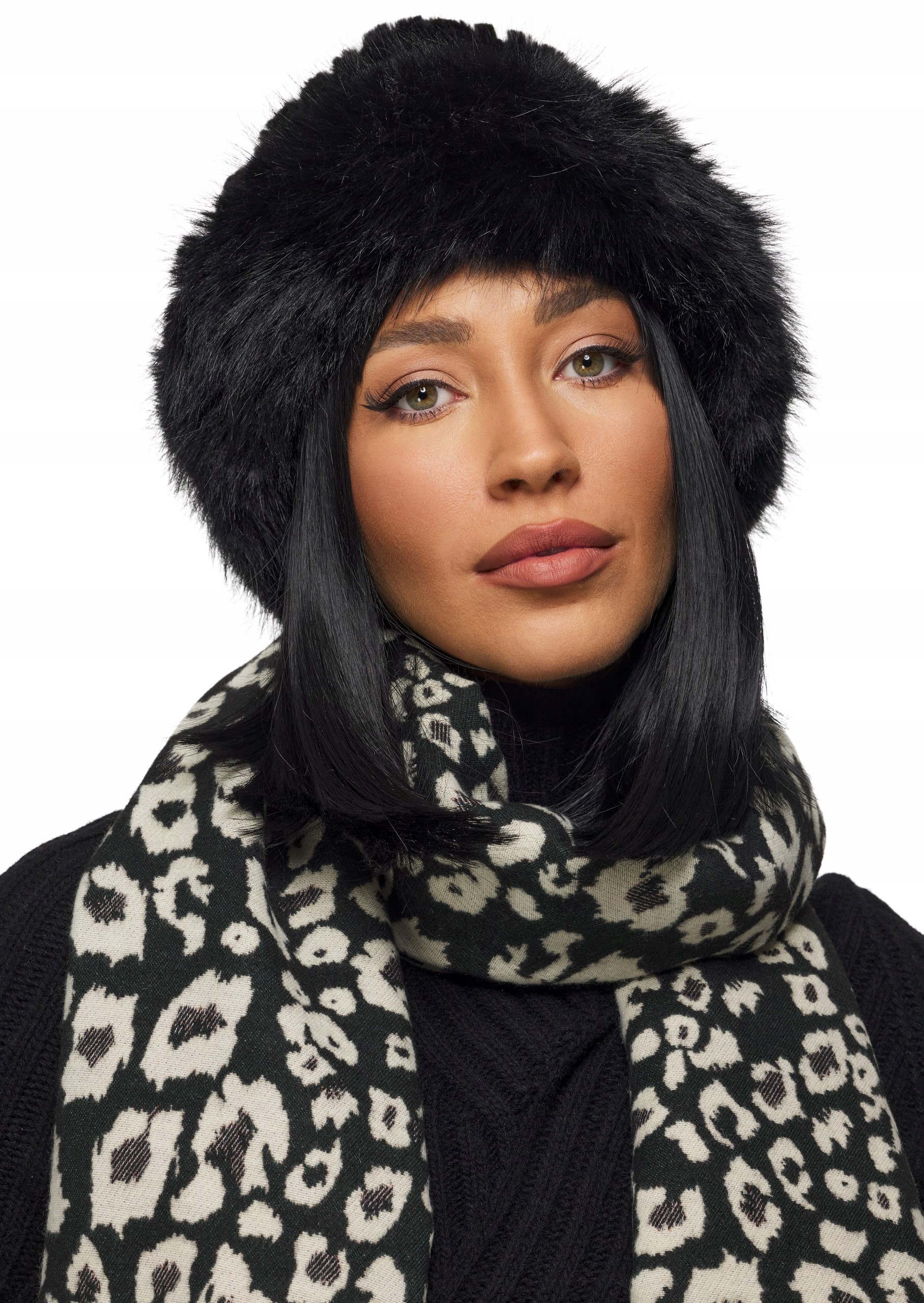 Fashionweek Dámska čiapka zimná kožušinová čiapka klobúk vedierkový BUCKET HAT KARR101 Farba: Čierna, Veľkosť: Universal