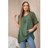 Blúzka oversize s príveskom pre moletky