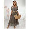 Čipkové Dlhé šaty s opaskom BOHO LACE IT-RAMINA