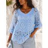 damska volna halenka oversize blankyt 4