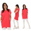 Dámska dlhá tunika oversize s vreckami MF580