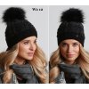 Dámska čiapka s kožušinovou brmbolcom a'la JENOT! + Flísová podšívka Zizi-V21
