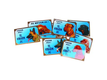 tabulka vystrazna tu strazim ja mix 15x21cm 19700101010000 491 51