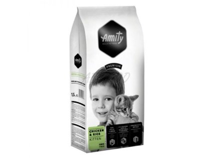 amity cats premium kitten chicken and rice 10 kg