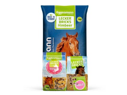 EGGERSMANN pamlsky pre kone s príchuťou malín, 1 kg