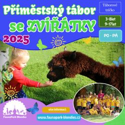 Tábory se zvířátky 2025