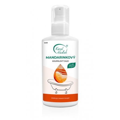 Mandarinkový koupelový olej s osvěžujícími účinky karel hadek