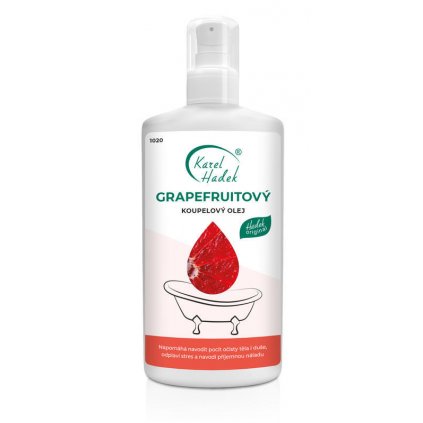 Grapefruitový koupelový olej s osvěžujícím účinkem karel hadek