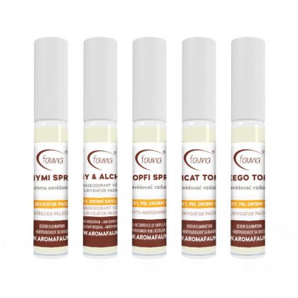 Minisada osvěžovačů aromafauna  5 x Aromafauna