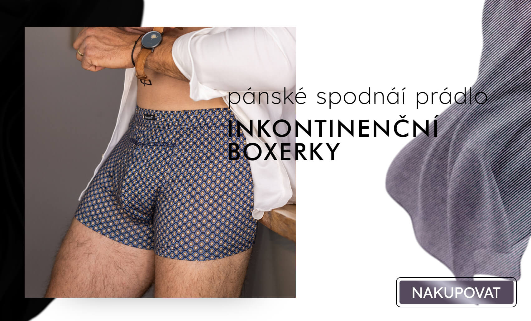Inkontinenční pánské boxerky