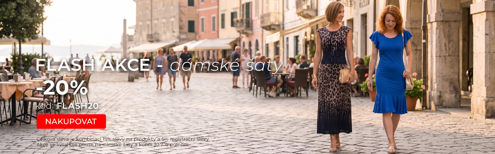 FLASH AKCIA - dámské šaty -20%