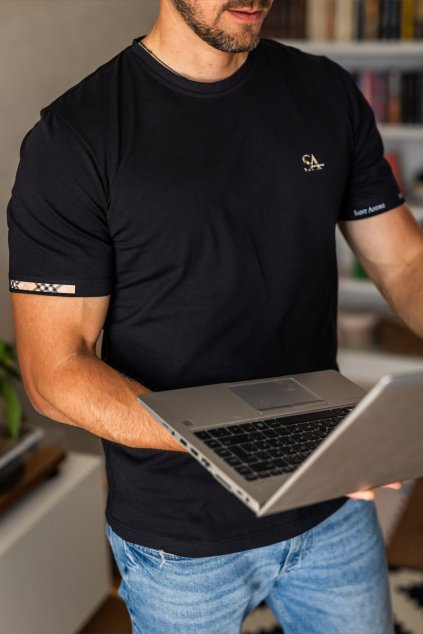 MAFI SLIM TRIČKO ČERNÉ