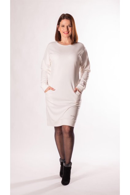 volna elegantne damske saty maslovej farby FAVAB