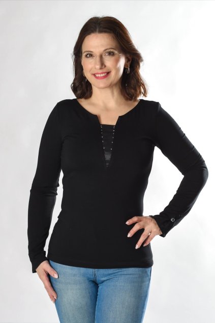 elegantne-cierne-tricko FAVAB