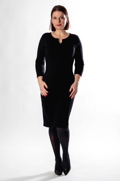 cerne elegantni saty