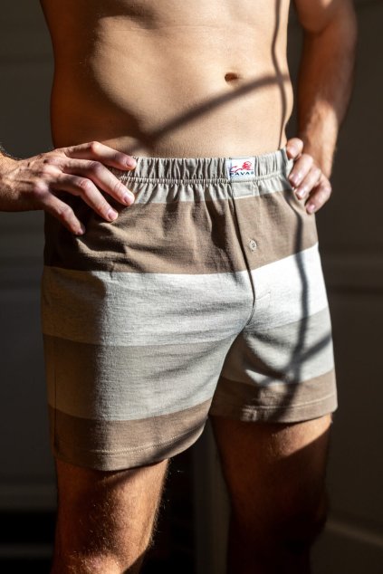 Bavlněné boxerky BOXER Pruh