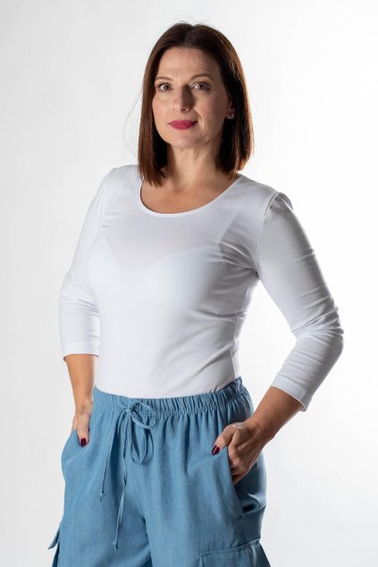 bile damske triko bavlna FAVAB