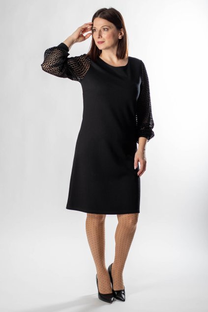 Černé krátké šaty ARIN MINI FG