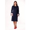 Elegantní tmavě modré šaty AŠA