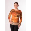 elegantne oranzove tricko pre zeny FAVAB