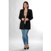 damske sako cierne elegantne viskoza polyamid elastan FAVAB