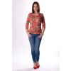 Dámské tričko se vzorem a s tříčtvrtečním rukávem SINDA Los