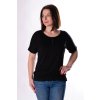 cierne volne tricko kratky rukav zeny FAVAB