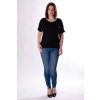 cierne damske tricko volny strih FAVAB
