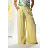Dámské viskózové žluté kalhoty favab