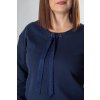 Tmavě modré dámské tričko s dlouhým rukávem SISA SW