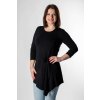 černá damská tunika s vázáním FAVAB