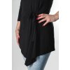 černá damská tunika s vázáním FAVAB