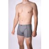 elastické šedé boxerky
