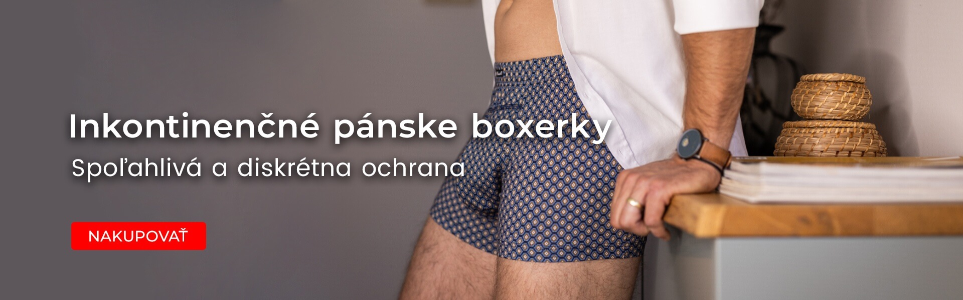 Inkontinenčné pánske boxerky Favab