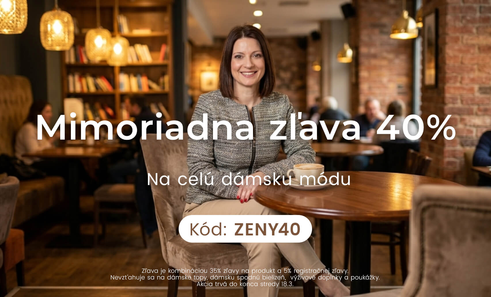 Mimoriadna zľava 40% na dámsku módu