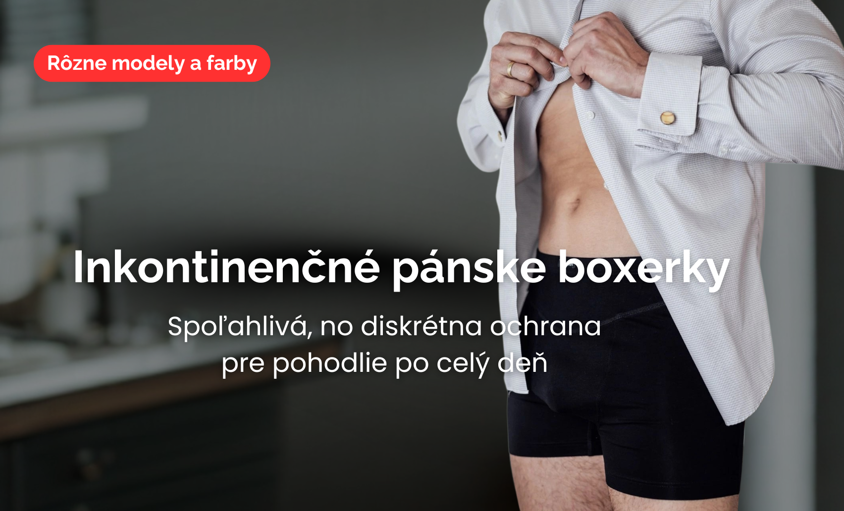 Inkontinenčné pánske boxerky Favab
