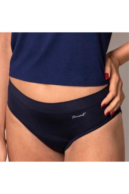 čierne inkontinečné alebo menstruačne nohavicky v klasickom strihu favab