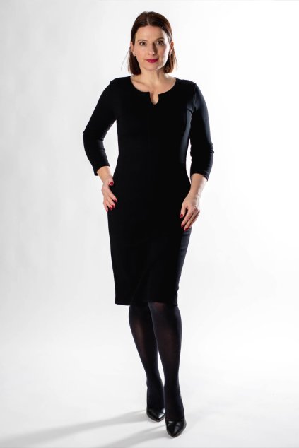 cierne elegantne saty favab