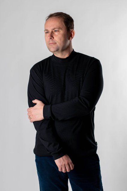 Pánsky čierny POLOROLÁK