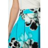 damska bavlna sukna s tyrkysovym vzorom FAVAB